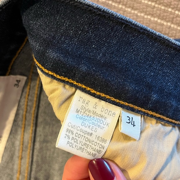 NWOT Rag & Bone Men’s Standard Issue Jeans - Picture 4 of 8